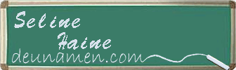 Seline Haine Visitenkarte